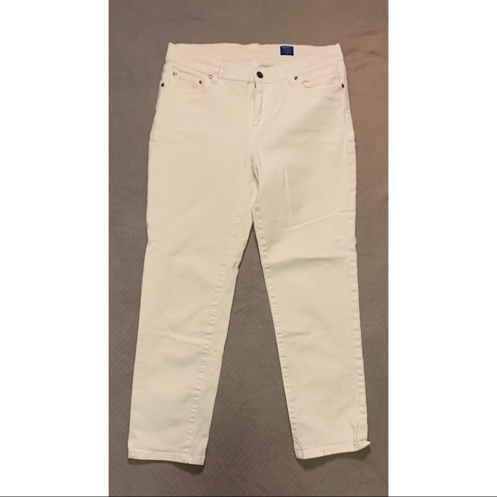 Jockey size 8 white jeans
